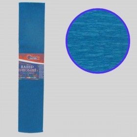 Гофро-папір 50х200см 55% 20г/м2 темн-блакит 55-8008KR