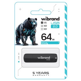 ФЛЕШ-КАРТА 64Gb Wibrand black