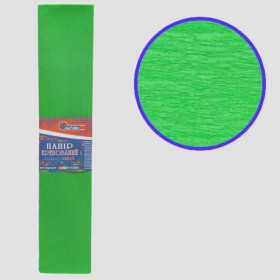 Гофро-папір 50х200см 55% 20г/м2 світло-зелен 55-8035KR